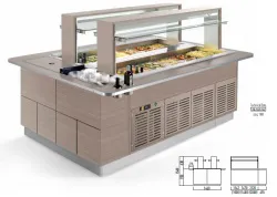 Стол шведский комб. островн. Enofrigo FAST GOURMET ISOLA DOPPIA BM+RF 2000 венге – купить в Краснодаре с доставкой Купить стол шведский комб. островн. enofrigo fast gourmet isola doppia bm+rf 2000 венге в Краснодаре – цена завода, доставка до двери | RuOborudovanie.ru