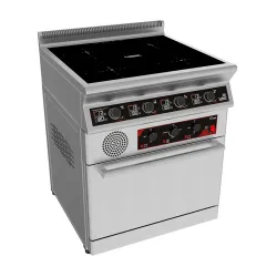 Купить плита индукционная кобор i7-4so с духовым шкафом, 4 конфорки 700 сер – цена от завода, доставка до двери | RuOborudovanie.ru