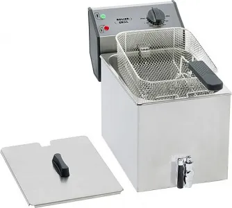 Фритюрница Roller Grill FD 80 R (1х8л) электр. 3,6кВт с1 краном для слива масла – купить в Краснодаре по цене завода