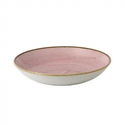 Купить тарелка глубокая 24,8см 1,13л, без борта, stonecast, цвет petal pink sppsevb91 – цена от завода, доставка до двери | RuOborudovanie.ru
