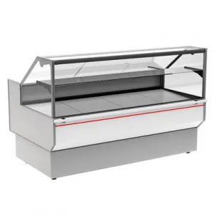Витрина холодильная Полюс GC95 SM 2,0-1 (ВХС-2,0 Carboma GC95) (0011-9003 боковины серые, декор белы – купить по цене завода