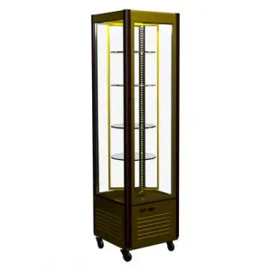 Шкаф холодильный Полюс D4 VM 400-1 (R400C Сarboma Люкс) (0109-0102 (коричнево-золотой)) – купить по цене завода