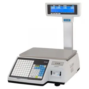 Весы торговые Cas CL3000-06P (TCP-IP) с печатью этикеток (120мм) со стойкой – купить в Краснодаре по цене завода