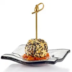 Купить набор емкостей для закусок serveware 10х10см, 24шт., стекло, цвет дымчатый gls010 – цена от завода, доставка до двери | RuOborudovanie.ru