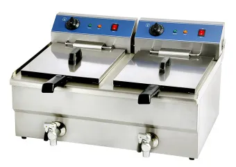 Фритюрница Kocateq BEF102V (2 ванны 10+10л) электрическая настольная – купить в Краснодаре по цене завода
