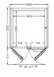 Купить камера расстоечная pavailler ev 68 4/2 cp 60x80 2двери/4тележки в Краснодаре – цена завода, доставка до двери | RuOborudovanie.ru