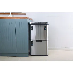 Ведро для раздельного сбора мусора, сенсор, 4 емкости, FoodAtlas, JAH-8889, 50л (12+12+13+13) – купить в Краснодаре по цене завода