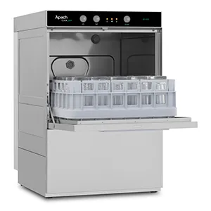 Машина стаканомоечная Apach Af400Ddp фронтальная – купить в Краснодаре по цене завода