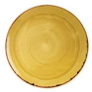 Тарелка мелкая 28,8СМ, без борта, Stonecast, цвет Mustard Seed Yellow Smssev111 – купить по цене завода
