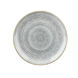 Купить тарелка мелкая 21,7см, без борта, цвет stone grey, studio prints spsgevp81 – цена от завода, доставка до двери | RuOborudovanie.ru