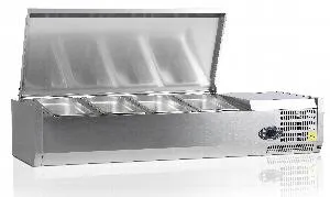 Витрина холодильная Tefcold Vk33-120 S/S Lid с нержавеющей крышкой настольная – купить в Краснодаре по цене завода
