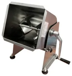 Купить фаршемешалка kocateq fme30t ручная 30 л c откидным бункером, 1 осью и подкл. к приводу g12 в Краснодаре – цена завода, доставка до двери | RuOborudovanie.ru