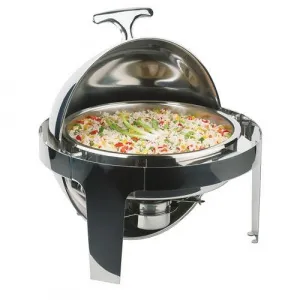 Мармит-чафиндиш Aps 12355Aps 5л S/S Elite круглый настол., с крышкой Roll-Top D45хH45см – купить в Краснодаре по цене завода