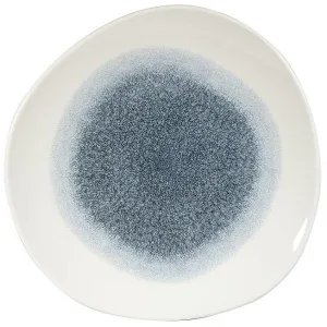 Тарелка мелкая "ВОЛНА" 28,6СМ, без борта, цвет Raku Topaz Blue, Studio Prints Rktbog111 – купить по цене завода