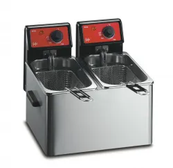 Купить фритюрница fri fri eco4 + 4(650104) с 2 ванной 2 x 3 - 4 л электрическая настольная в Краснодаре – цена завода, доставка до двери | RuOborudovanie.ru