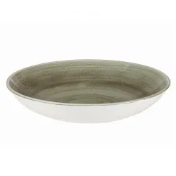 Купить тарелка глубокая 18,2см 0,426л, без борта, stonecast patina, цвет burnished green pabgevb71 – цена от завода, доставка до двери | RuOborudovanie.ru