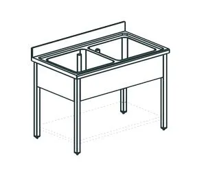 Ванна моечная Apach L2S146-54Sh – купить по цене завода