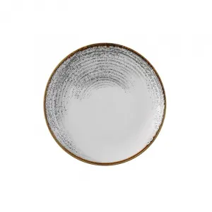 Тарелка мелкая 26СМ, без борта, цвет Jasper Grey, Studio Prints Homespun Accents Hajgev101 – купить в Краснодаре по цене завода