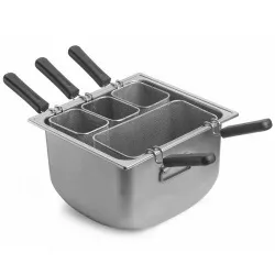 Купить кастрюля для пасты 38х35см h23,7см, с 4-мя корзинами и крышкой, серия "tender", нерж.сталь 3390q404 в Краснодаре – цена завода, доставка до двери | RuOborudovanie.ru