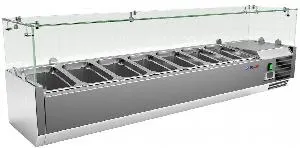 Витрина холодильная настольная Cooleq Vrx 1500/330 – купить в Краснодаре по цене завода