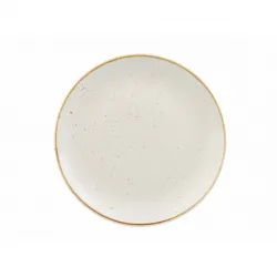 Купить тарелка мелкая 21,7см, без борта, stonecast, цвет barley white swhsevp81 – цена от завода, доставка до двери | RuOborudovanie.ru
