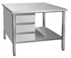 Купить стол с тумбой островной сто-7-3 (1500х700х860) 210000801096 – цена от завода, доставка до двери | RuOborudovanie.ru