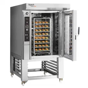 Печь Apach C46Cs Empta миниротационная газовая с подставкой с направляющими – купить в Краснодаре по цене завода