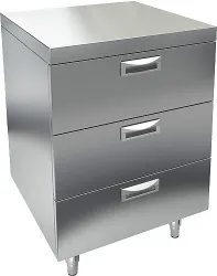 Купить модуль барный hicold нбмт 3-6/6 закрытый с тремя ящиками, 600х600х850мм в Краснодаре – цена завода, доставка до двери | RuOborudovanie.ru