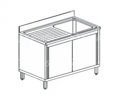 Купить ванна моечная apach chef line ls107-55lwsd – цена от завода, доставка до двери | RuOborudovanie.ru