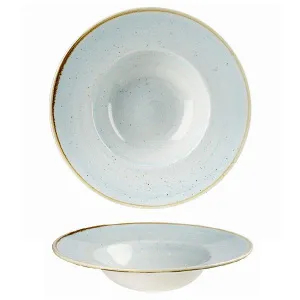 Тарелка для пасты 24СМ 0,28Л, с широким бортом, Stonecast, цвет Duck Egg Blue Sdesvwbm1 – купить по цене завода