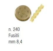 Пресс-форма Sirman Fusilli 8.4 Mm для аппарата Sirman Sinfonia 28184240 – купить в Краснодаре с доставкой Пресс-форма Sirman Fusilli 8.4 Mm для аппарата Sirman Sinfonia 28184240