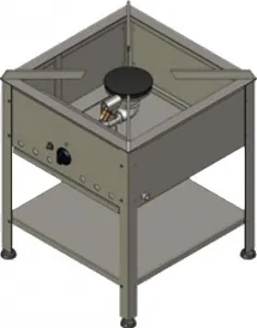 Плита-табурет Вулкан-Heidebrenner GK1000 арт.8199 – купить в Краснодаре по цене завода