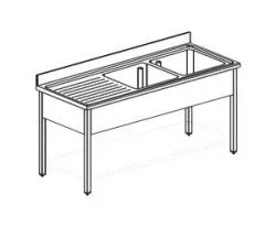 Ванна моечная Apach Chef Line L2S186-54Lwsh – купить в RuOborudovanie.ru с доставкой до двери Купить ванна моечная apach chef line l2s186-54lwsh – цена от завода, доставка до двери | RuOborudovanie.ru
