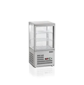 Витрина холодильная Tefcold UPD60 Grey (серый) со стеклом 58л 0,16кВт (+2...+12С) – купить в Краснодаре по цене завода
