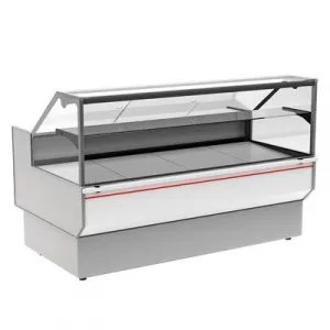 Витрина холодильная Полюс GC95 SM 1,8-1 (ВХС-1,8 Carboma GC95) (0011-9003 боковины серые, декор белы – купить в Краснодаре по цене завода