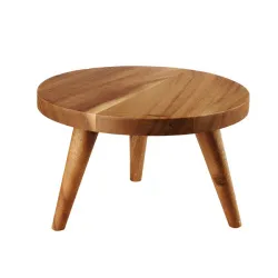 Купить подиум деревянный "табурет" d25см h15см buffetscape wood zcawlrst1 – цена от завода, доставка до двери | RuOborudovanie.ru