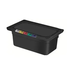 Купить гастроемкость п/п 1/1 h 200мм, черная 422100313 – цена от завода, доставка до двери | RuOborudovanie.ru
