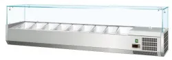 Витрина холодильная для ингредиентов 9хGN1/3 -150 мм Koreco VRX2000380(395II) – купить в Краснодаре с доставкой Купить витрина холодильная для ингредиентов 9хgn1/3 -150 мм koreco vrx2000380(395ii) в Краснодаре – цена завода, доставка до двери | RuOborudovanie.ru
