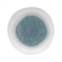 Купить тарелка мелкая "волна" 26,4см, без борта, цвет raku jade green, studio prints rkjgog101 – цена от завода, доставка до двери | RuOborudovanie.ru