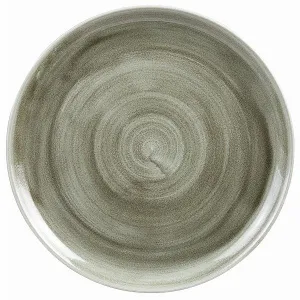 Тарелка мелкая D32,4См, без борта, Stonecast Patina, цвет Burnished Green Pabgev121 – купить по цене завода