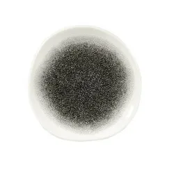 Купить тарелка мелкая "волна" 18,6см, без борта, цвет raku quartz black, studio prints rkbqog71 – цена от завода, доставка до двери | RuOborudovanie.ru