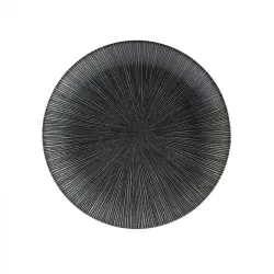 Купить тарелка мелкая 21,7см, без борта, цвет agano black, studio prints agblevp81 – цена от завода, доставка до двери | RuOborudovanie.ru
