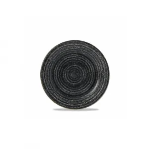 Тарелка мелкая 17СМ, с бортом, цвет Charcoal Black, Studio Prints Spcbvp651 – купить по цене завода