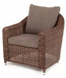 Купить кресло 4sis кон панна (коричневоe) арт.yh-c1808w brown из искусственного ротанга в Краснодаре – цена завода, доставка до двери | RuOborudovanie.ru
