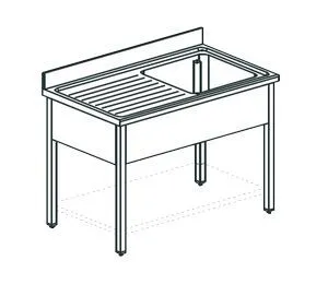 Ванна моечная Apach Chef Line Ls146-54Lwsh – купить по цене завода