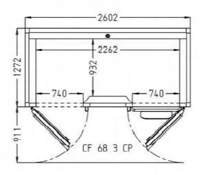 Камера расстоечная Pavailler CF 68 3 CP 60х80см – купить в Краснодаре по цене завода
