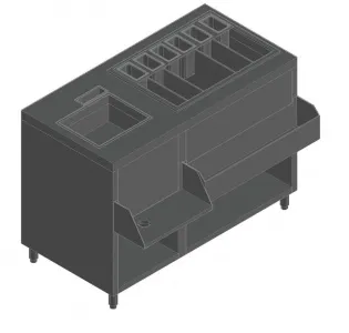 Барная станция Hicold НБМКС-12/6ПК без ящиков – купить в Краснодаре по цене завода