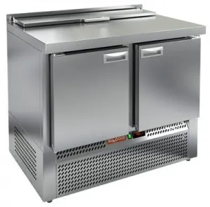 Стол для салатов Hicold SLE2-11SN (1/6) (+2+10), 2 двери, 1000х600х850мм, ниж.агрегат – купить в Краснодаре по цене завода