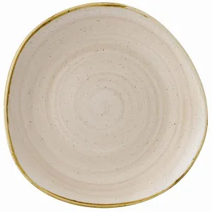 Тарелка мелкая "ВОЛНА" 28,6СМ, без борта, Stonecast, цвет Nutmeg Cream Snmsog111 – купить по цене завода