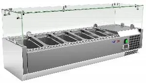 Витрина холодильная настольная Cooleq Vrx 1200/330 – купить в Краснодаре по цене завода